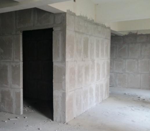 加气砖隔墙具有易于安装便于拆卸的优点